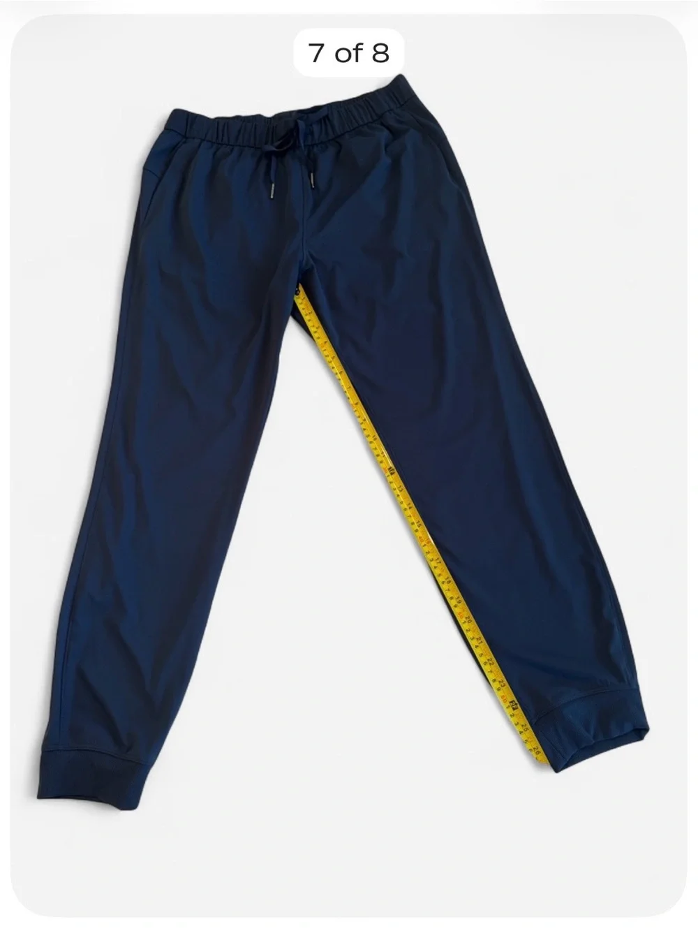 Member’s Mark Travel Jogger Pants Women’s Large Navy Blue Stretch Pull-On